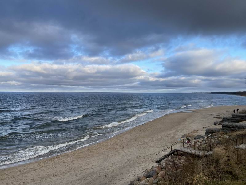 Вид на море в сторону Куршской косы