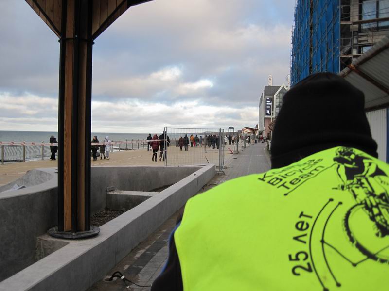 Едем по променаду Зеленоградска