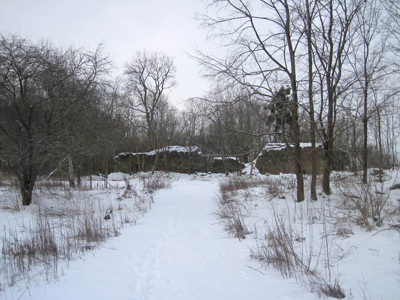 Замок Каймен из окна велосипеда