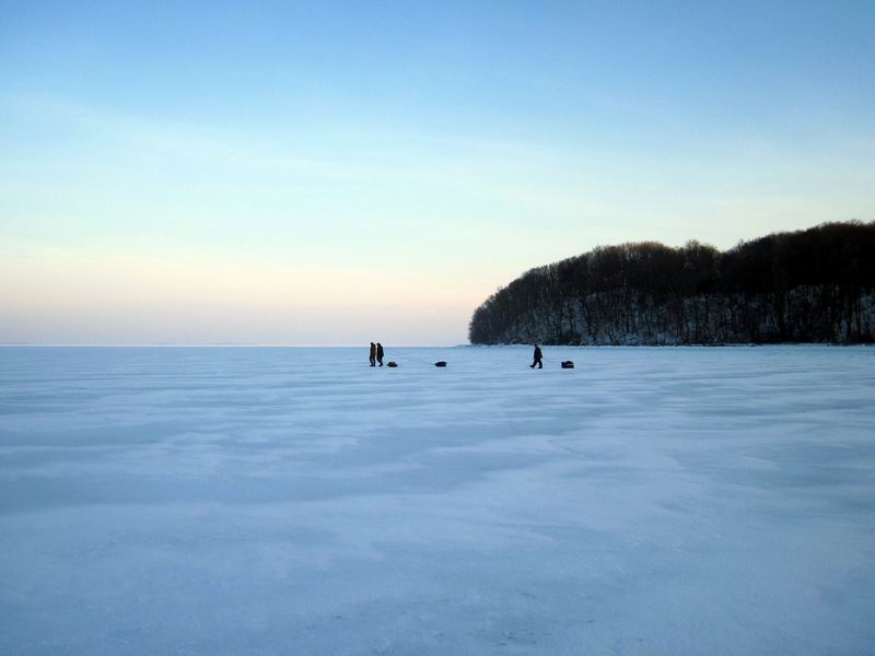 Обгоняем рыбаков