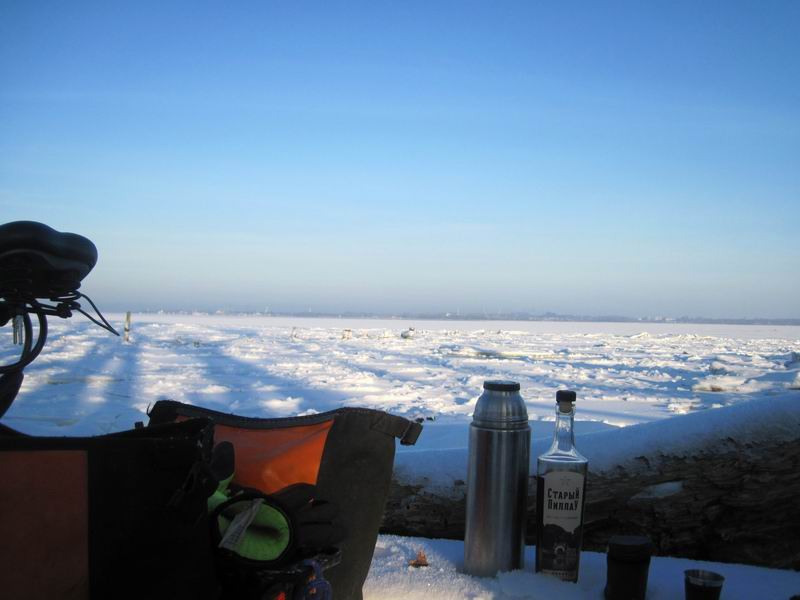 Старый Пиллау на фоне нового Балтийска