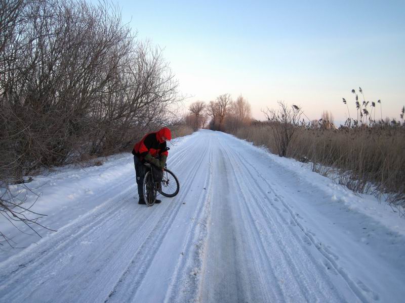 Дорога в Малых Бережках