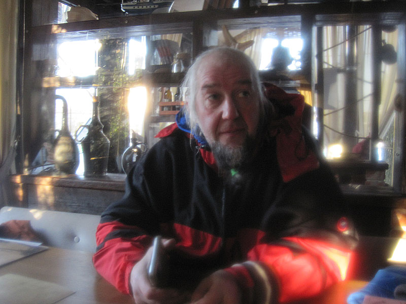 Алексей Сажин в ресторане