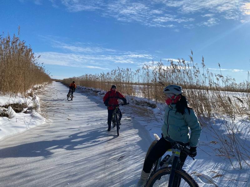 Едем по льду — слушаем звуки реки