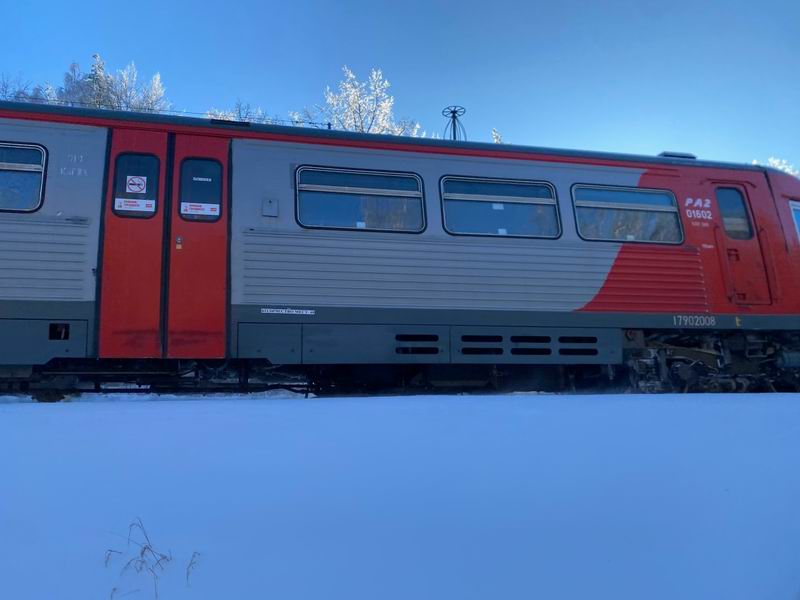 Встретили наш поезд