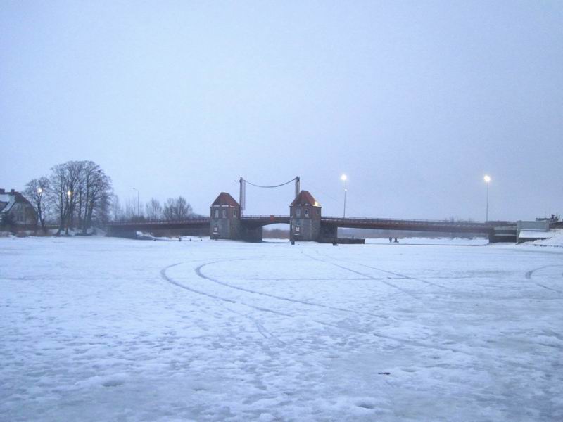 Орлиный мост через Дейму в Полесске