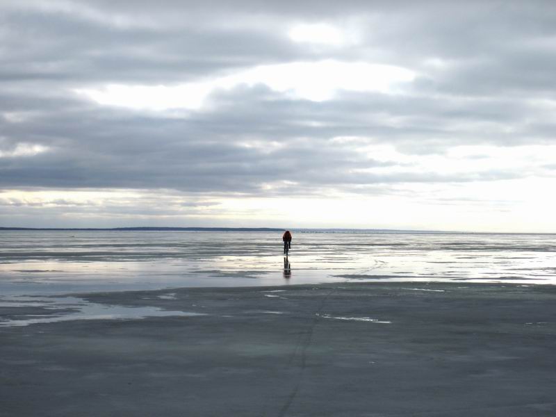 Резкая смена мокрого льда на сухой