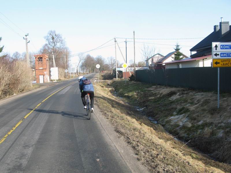 Поворот в Аистово.