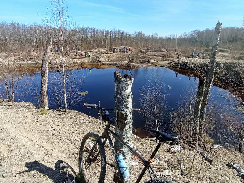 Вид с большой горки.