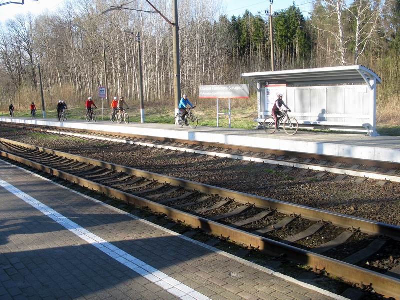 Станция Колосовка, возвращаемся на трек.