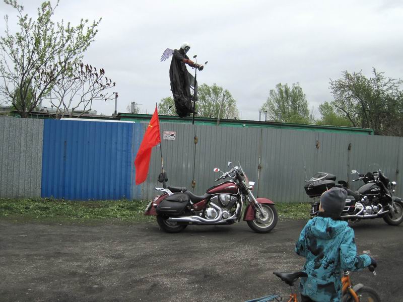 Мотопугало в Черняховске